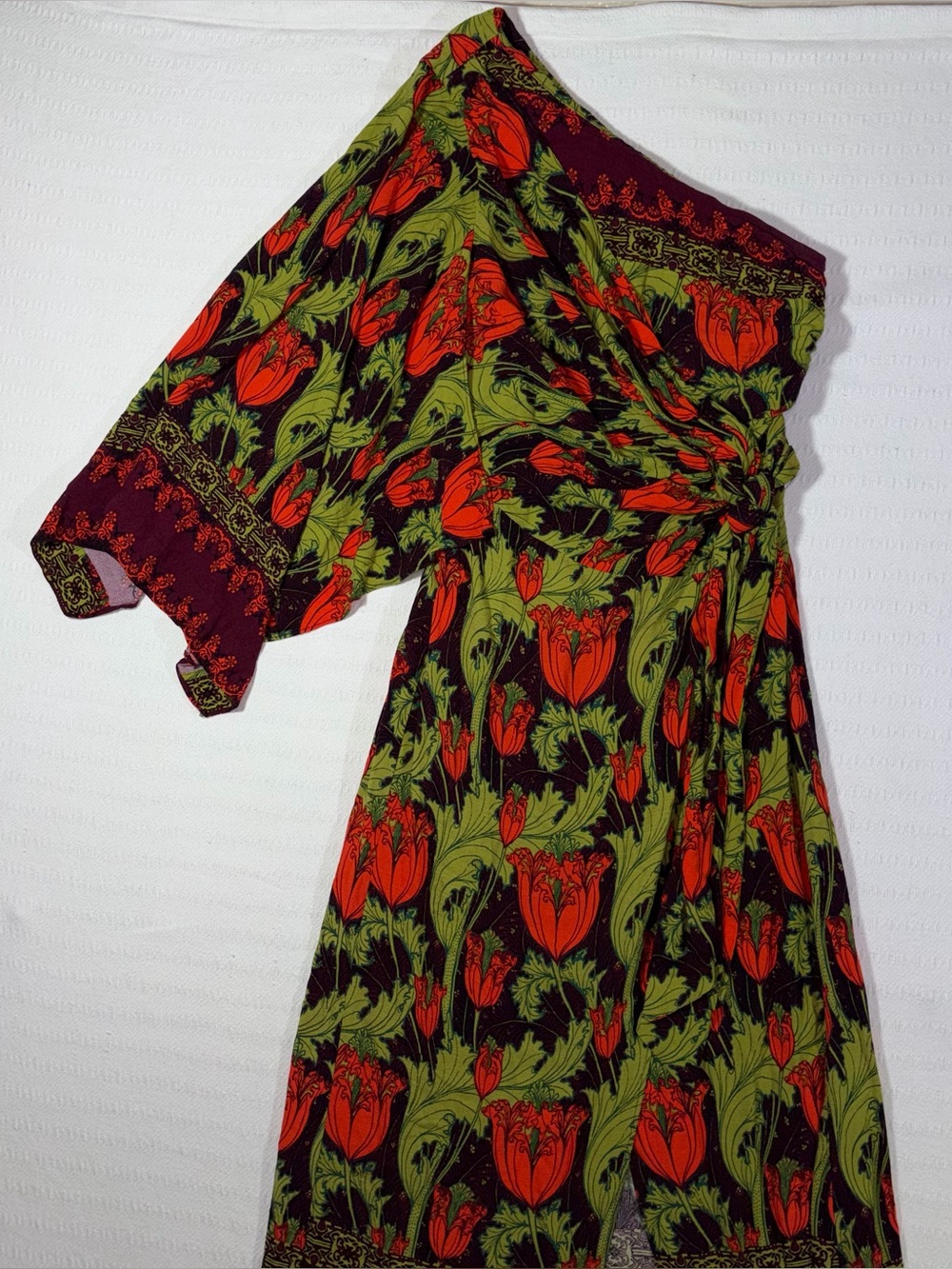 Free People Pardon My French Maxi Dress Size M Tropical Vacation MSRP $228 - Picture 2 of 11